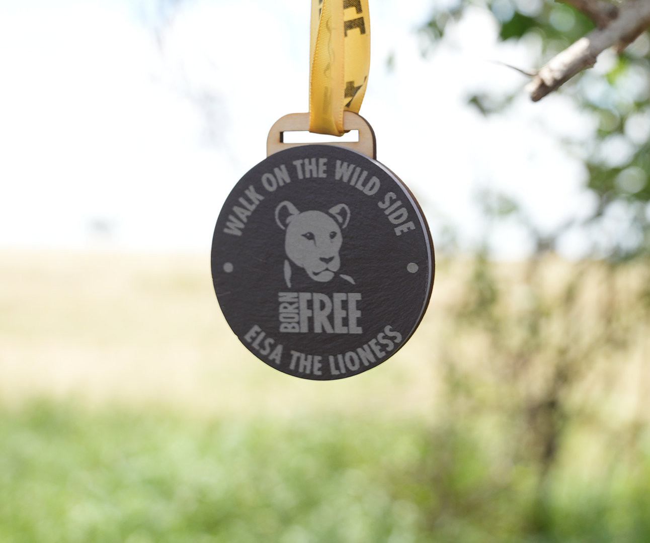 Close up of a Walk on the Wild Side medal