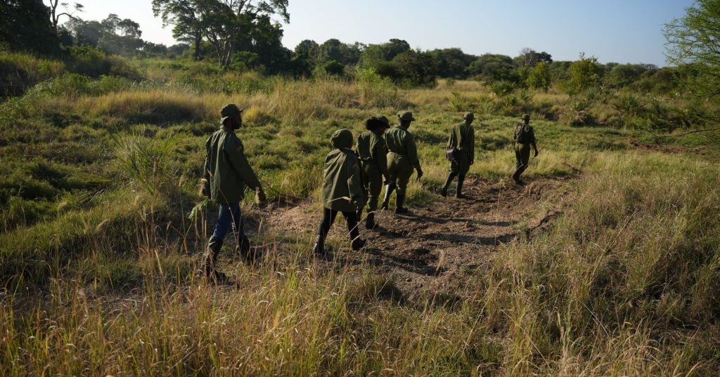 Born Free’s dynamic Twiga Team on patrol © George Leakey