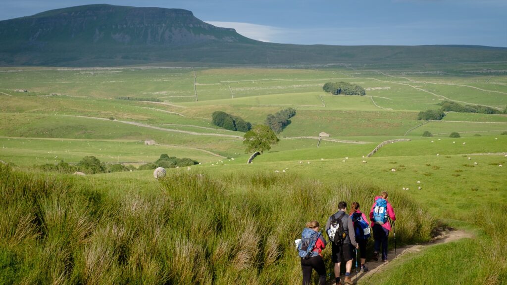 A photo of the Yorkshire Three Peaks route